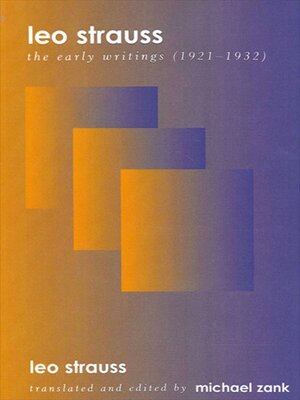 cover image of Leo Strauss
